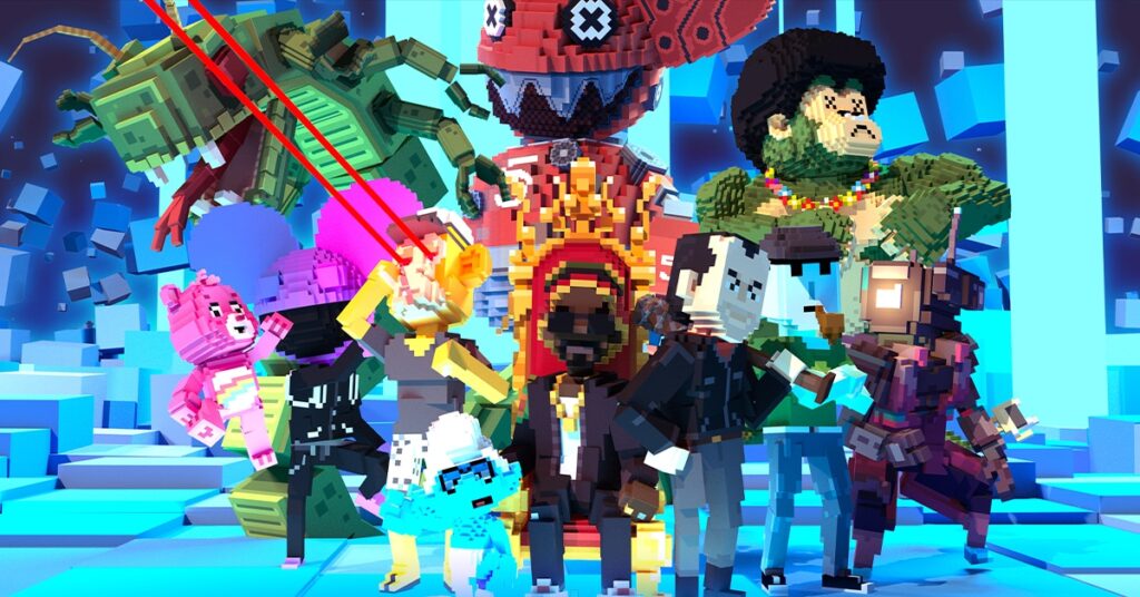 digital poster of The Sandbox metaverse