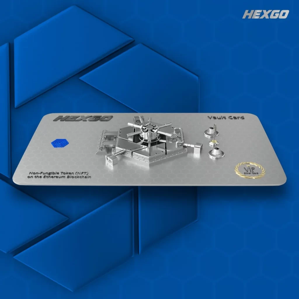 ¡HEXGO NFT regresa con fuerza! HEXGO NFT silver vault card