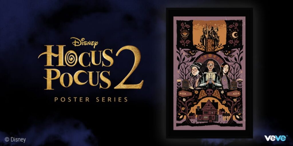 Hocus Pocus 2 de Disney lanza coleccionables digitales en Veve