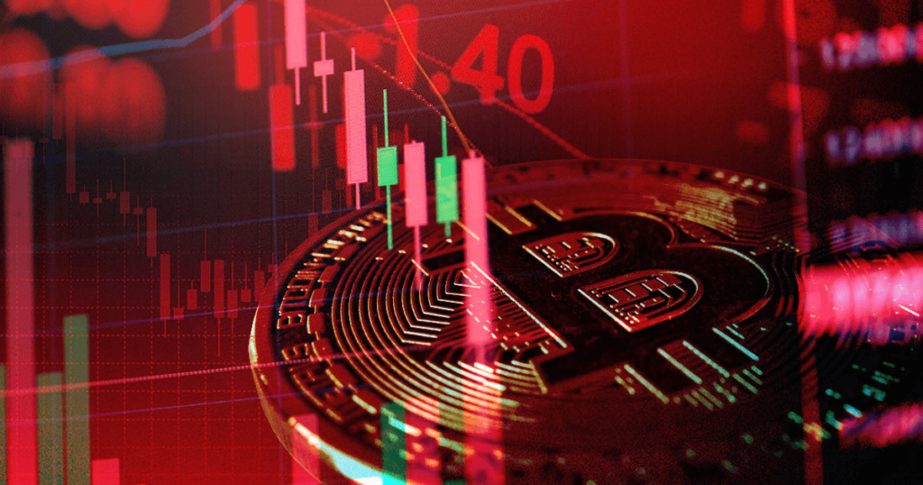 Casi $ 300 millones liquidados en 12 horas cuando el mercado se vuelve rojo