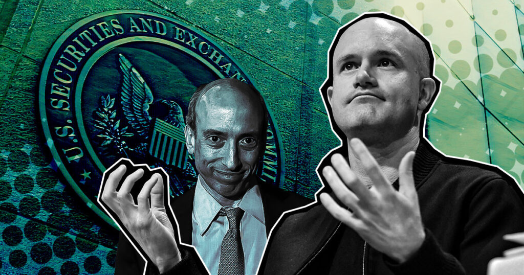 El CEO de Coinbase, Brian Armstrong, responde a la demanda de la SEC en las redes sociales Coinbase CEO Brian Armstrong hits back at SEC lawsuit on social media