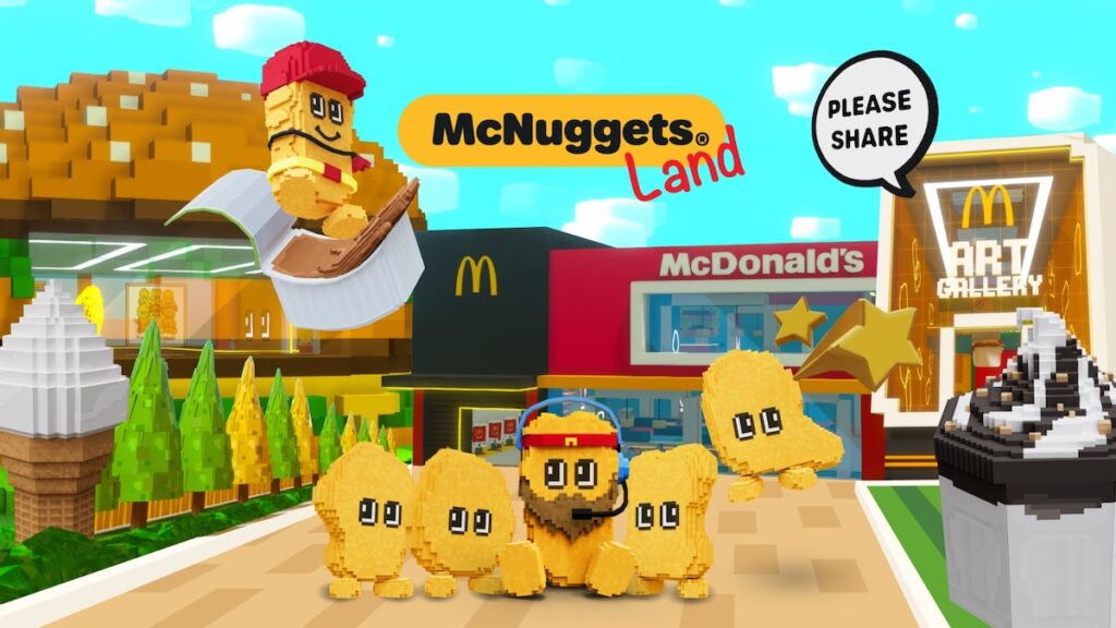 McDonald's lanza "McNuggets Land" en The Sandbox Metaverse