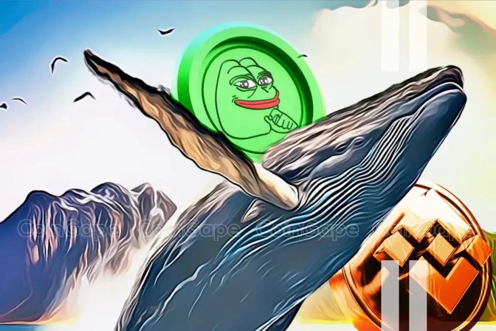 Pepe Coin Whale arroja 500 mil millones, prepárese para la venta masiva de monedas Meme: Informe