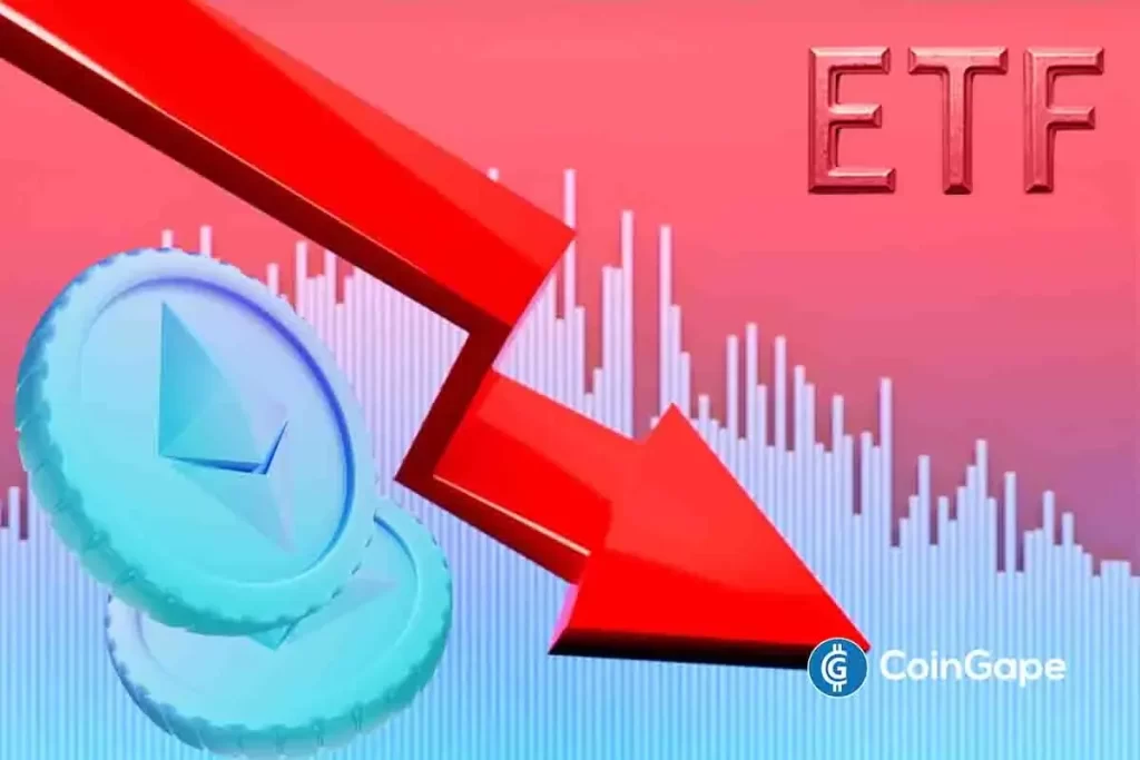 Ethereum ETFS Registro de $ 32 millones de salida semanal de $ 32 millones, ¿un precio de ETH es un choque de $ 1.1K inminente?