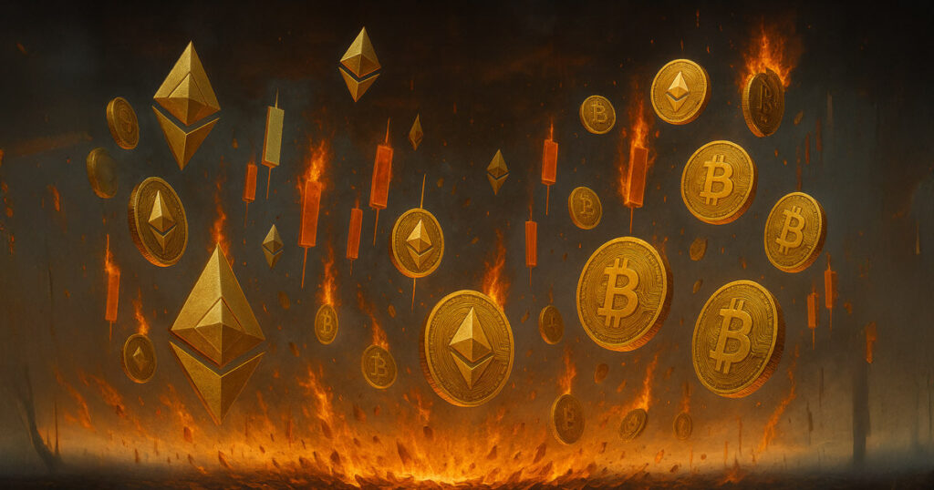 Bitcoin, Ethereum abrupto retroceso conduce a una liquidación de más de $ 1 mil millones