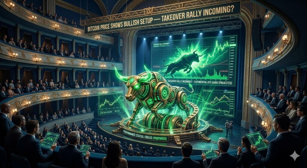 El precio de Bitcoin muestra una configuración alcista: ¿se avecina un rally de adquisiciones?