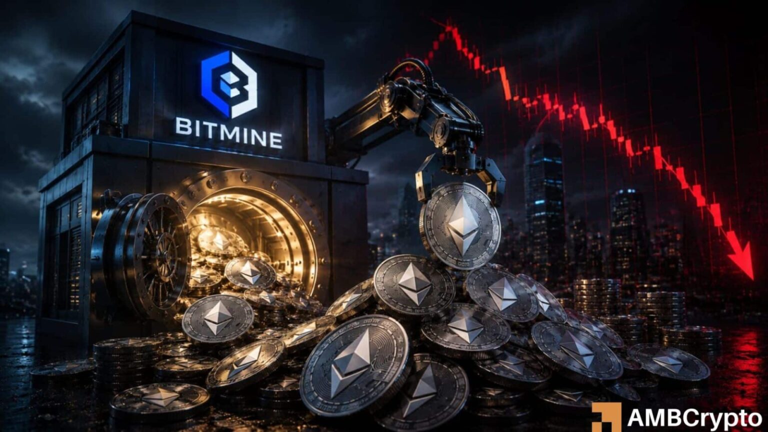 Ethereum: ¿Puede la compra de ETH por 197 millones de dólares de Bitmine provocar un cambio de tendencia?