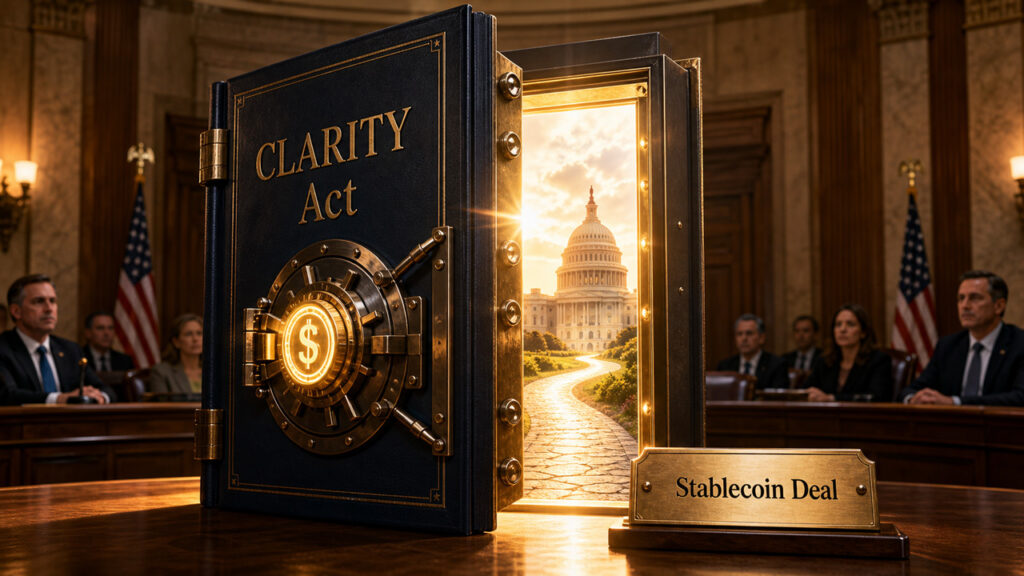 El margen de beneficio de la Ley CLARITY podría llegar la próxima semana después del avance del acuerdo de moneda estable
