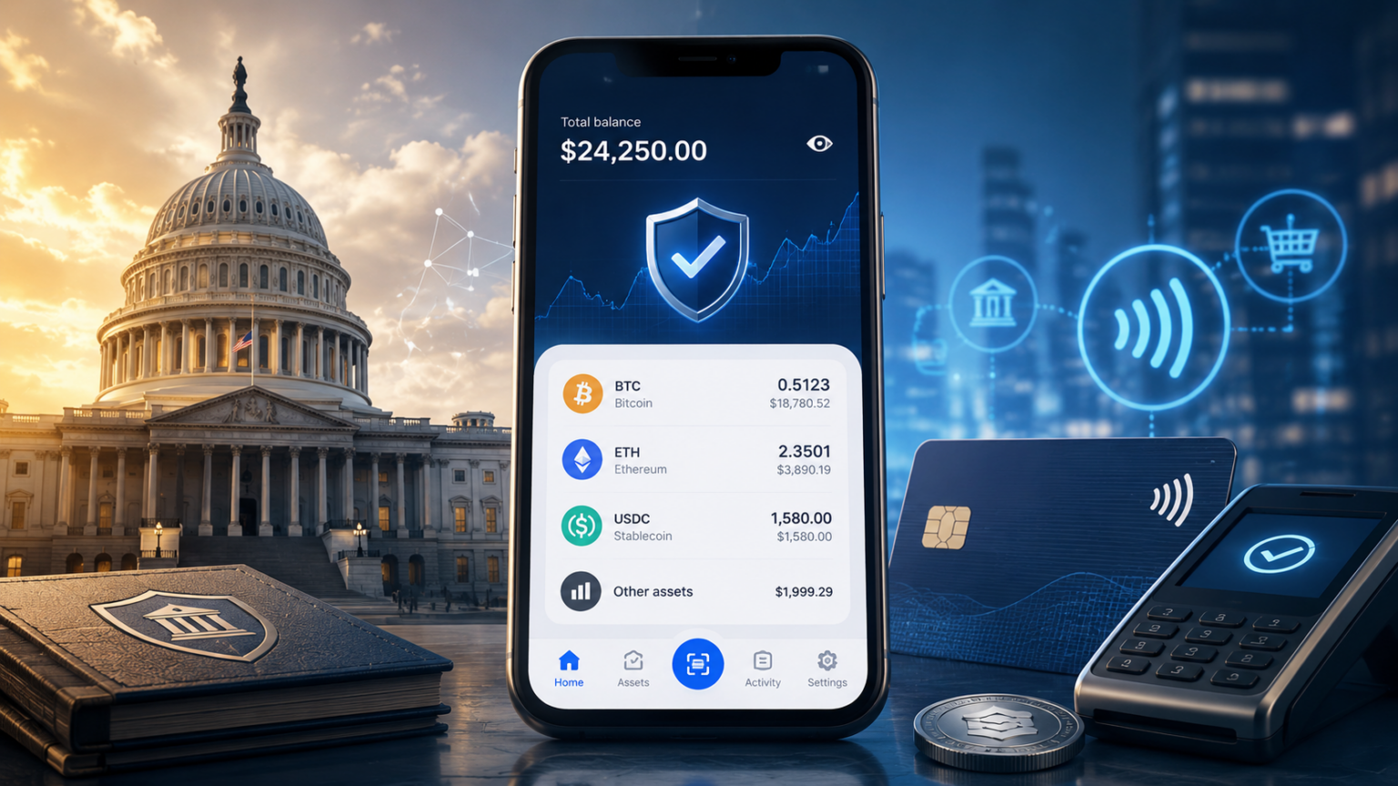 La Ley CLARITY aún no es ley, pero el margen es un importante catalizador de la confianza en la adopción minorista CLARITY Act is not law yet, but the markup is a major retail adoption trust catalyst