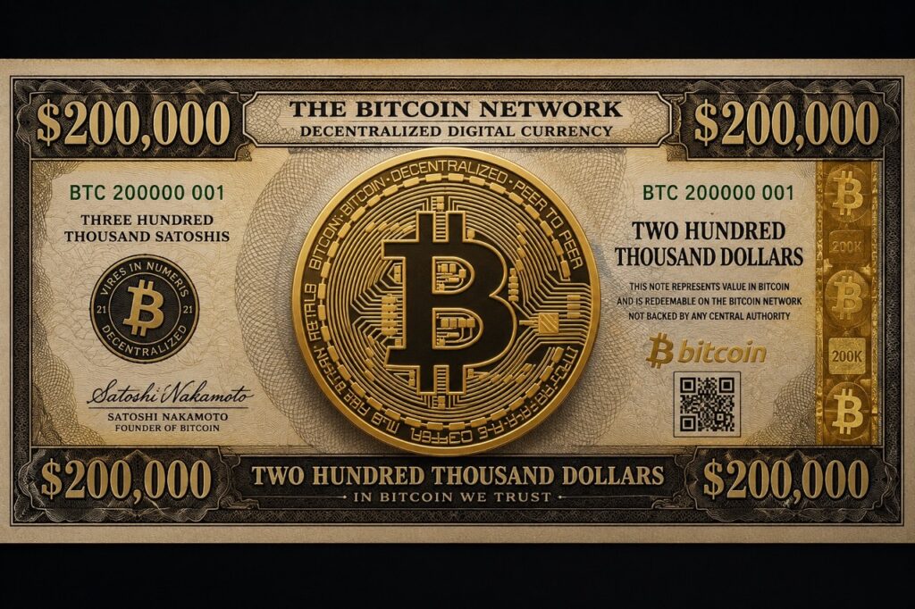 Criptoanalista da un plazo para cuando el precio de Bitcoin alcance los $200,000