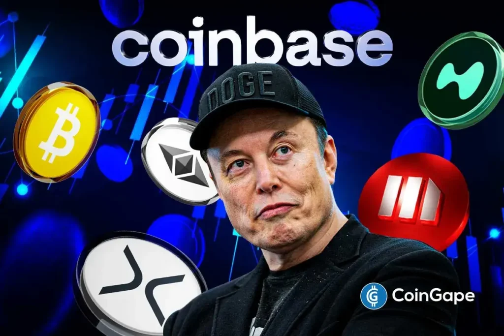X de Elon Musk lanza ‘grandes gráficos’ para BTC, ETH, XRP, HYPE, MSTR, COIN y otros