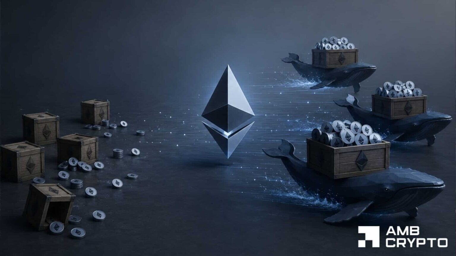 La actividad minorista de Ethereum cae a medida que se acumulan las instituciones: ¿está cambiando la demanda?