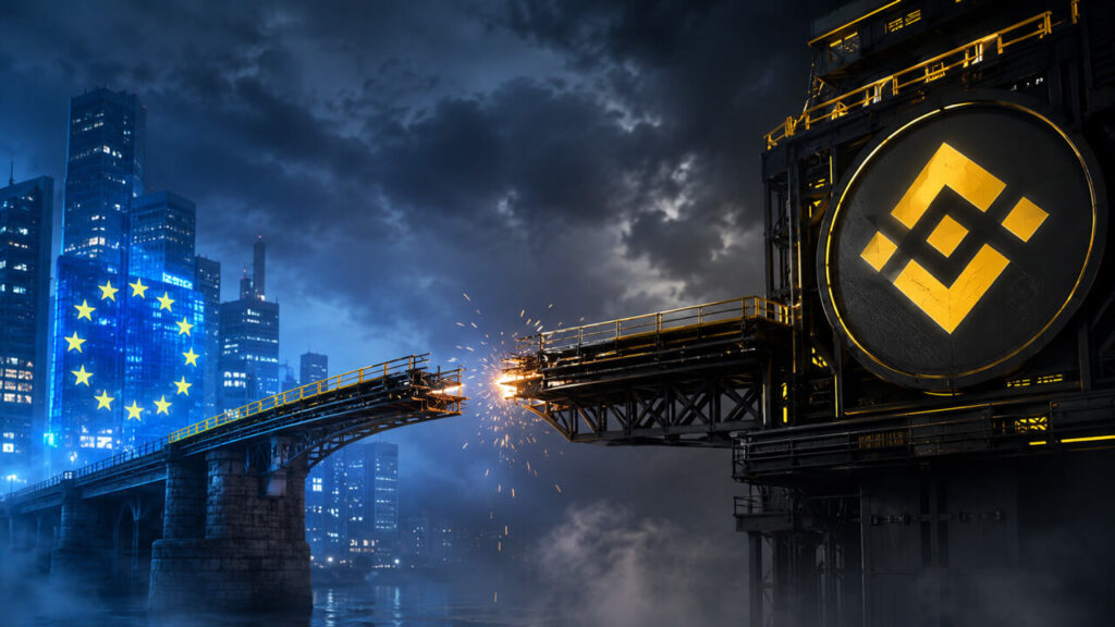 Tokenized financial asset breaking through the gates of traditional finance, illustrating the rise of tokenized securities, digital assets and blockchain-powered capital markets.