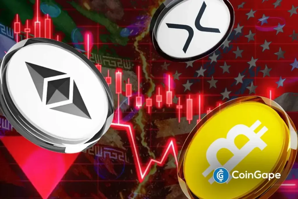 Las liquidaciones de BTC, ETH y XRP alcanzaron los 282 millones de dólares mientras Estados Unidos bombardea Irán