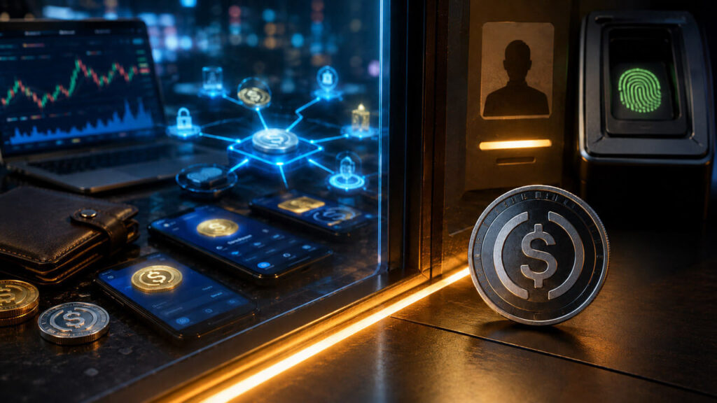 DeFi hack concept showing a glowing red digital cyberattack symbol representing liquidity losses from protocol exploits