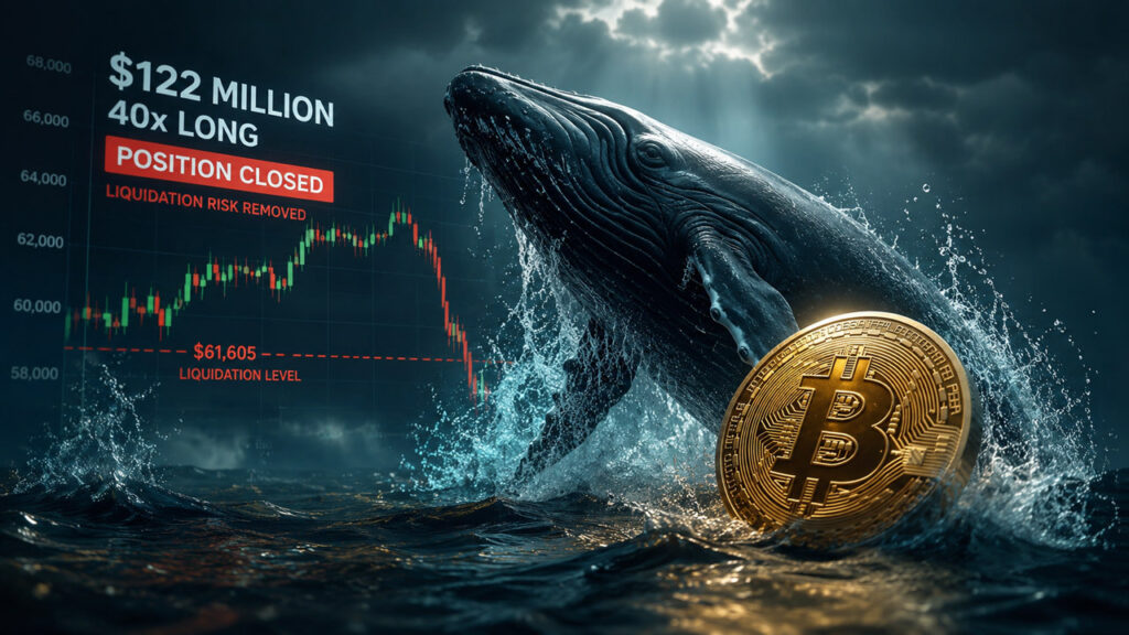La ballena Bitcoin arroja $ 122 millones 40 veces mucho antes de que se produzca la liquidación